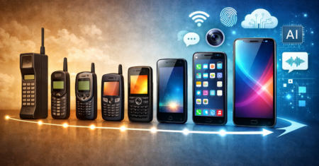 A evolução dos smartphones